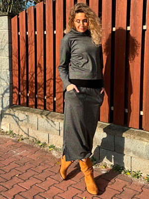 Sukně šedá