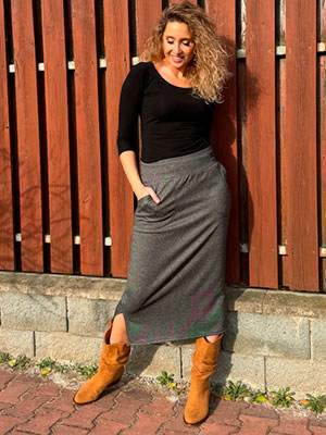 Sukně šedá