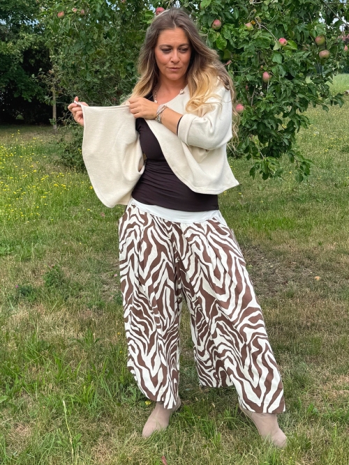 Kalhotová sukně maxi safari