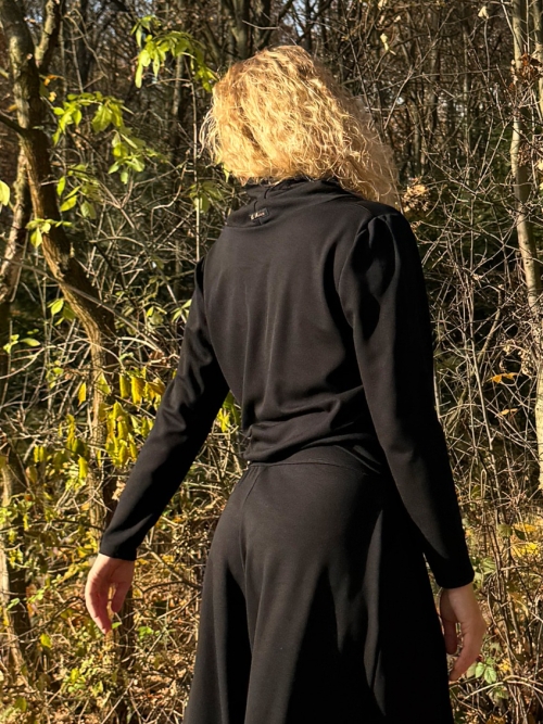 Rolák s pružným pasem černý