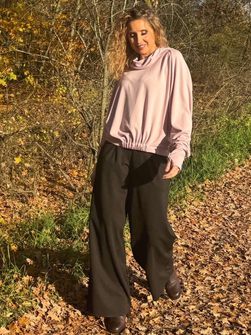 Kalhoty tmavě hnědé