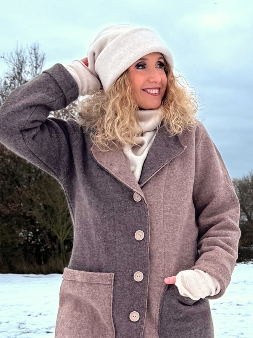 Čepice fleesová světlá