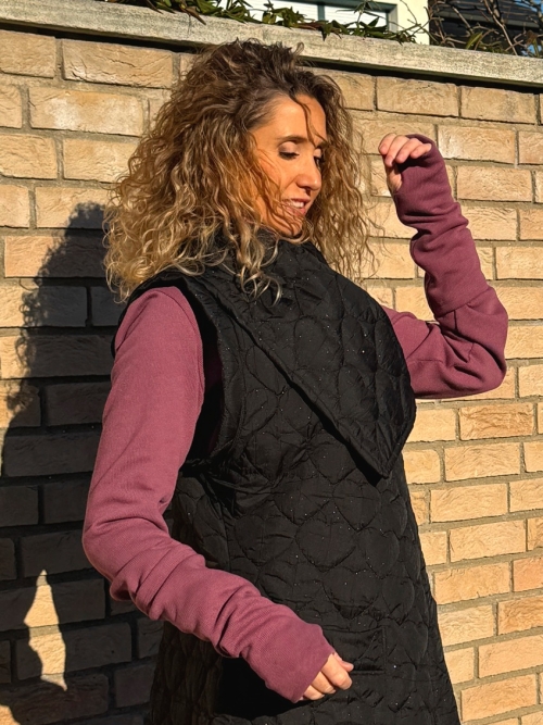 Mauve rolákový nákrčník