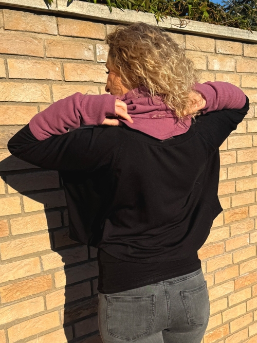 Mauve rolákový nákrčník