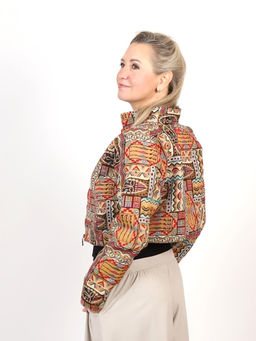 Sáčko na zip pasové africký vzor