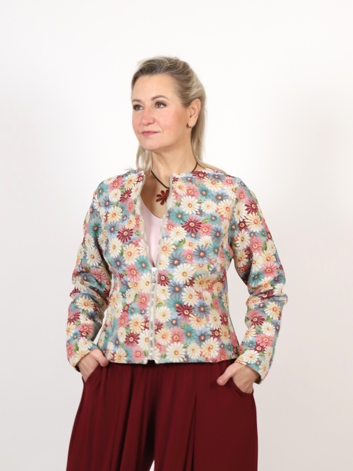 Sáčko na zip květy