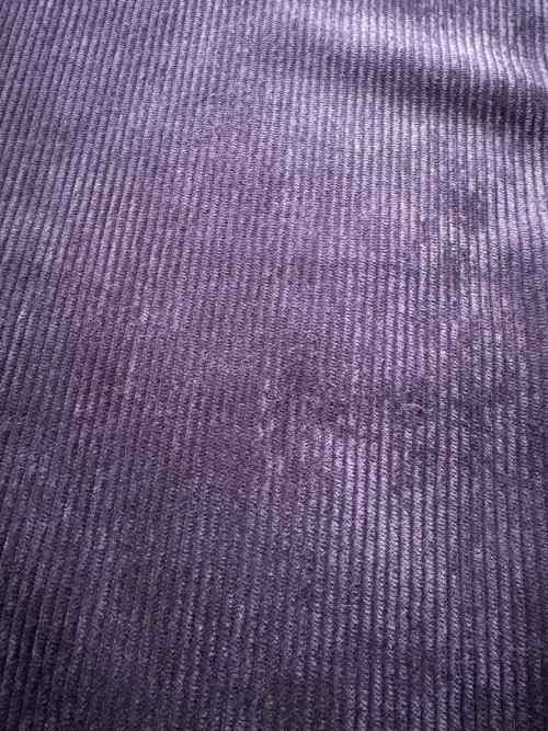 Manžestrové kalhoty tmavě fialové