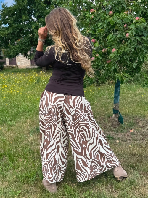 Kalhotová sukně maxi safari