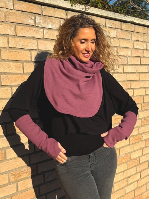 Nátepníky barva mauve