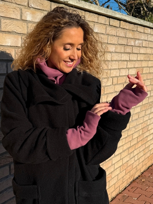 Nátepníky barva mauve